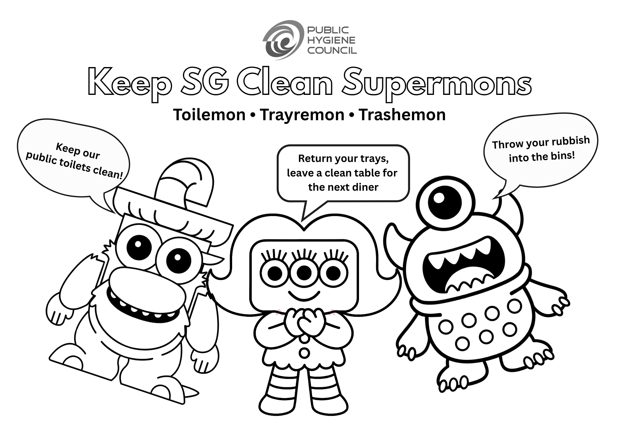 PHC Colouring Material Page 1